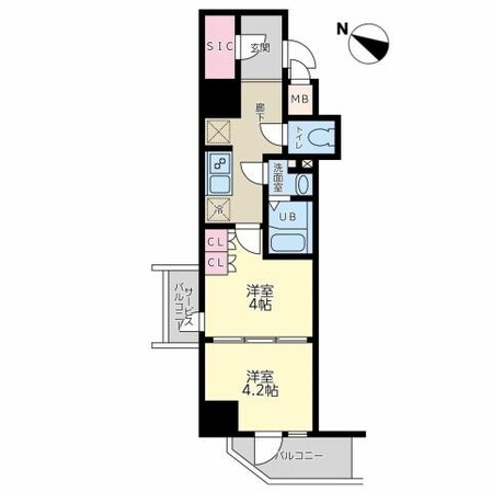 神戸元町Noahの物件間取画像